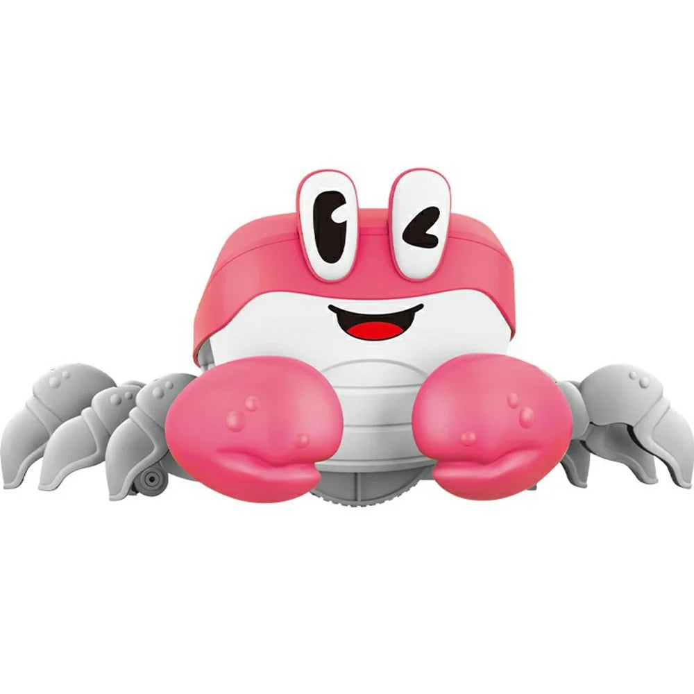 S-003A Electric Escape Crabs Electronic Pets Musical Dancing Educational Toddler Moving Toy - Pink - 1