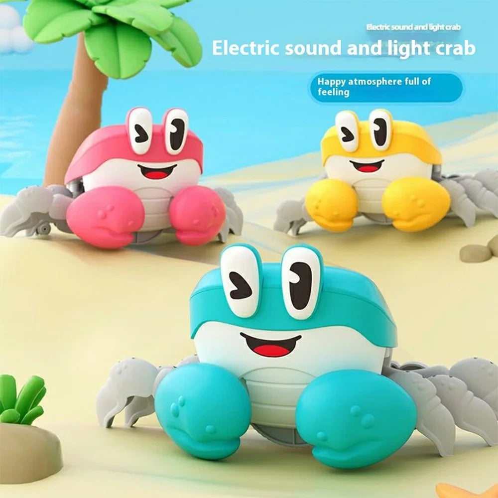 S-003A Electric Escape Crabs Electronic Pets Musical Dancing Educational Toddler Moving Toy - Pink - 2