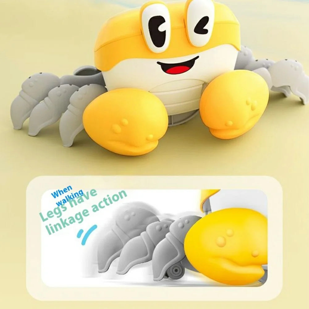 S-003A Electric Escape Crabs Electronic Pets Musical Dancing Educational Toddler Moving Toy - Pink - 4