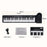 HQA2-49 49-Key Portable Folding Piano Children Beginner Musical Instrument Roll-Up Keyboard - White - 6