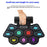 RD93-C 9 Pads Electronic Drum Set Bluetooth-compatible Portable Roll-Up Drum Practice Pad Built-In Speaker - 7