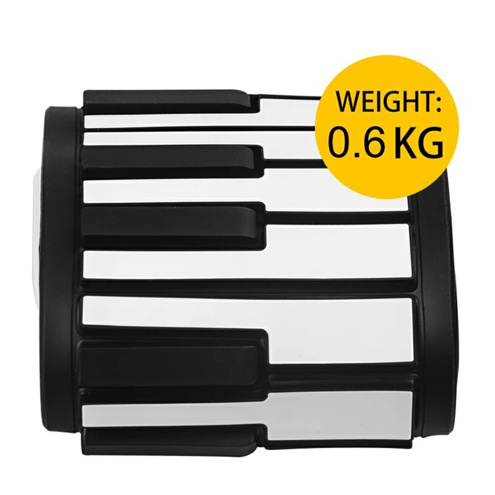 PM49 49-Key Portable Folding Piano Children Beginner Roll-Up Keyboard Musical Instrument Toy - 4