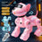 Smart Robots Dog Toy Programmable Interactive RC Robotic Pets with Touch Sensors and Music Dancing - Pink - 2