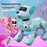 Smart Robots Dog Toy Programmable Interactive RC Robotic Pets with Touch Sensors and Music Dancing - Pink - 5
