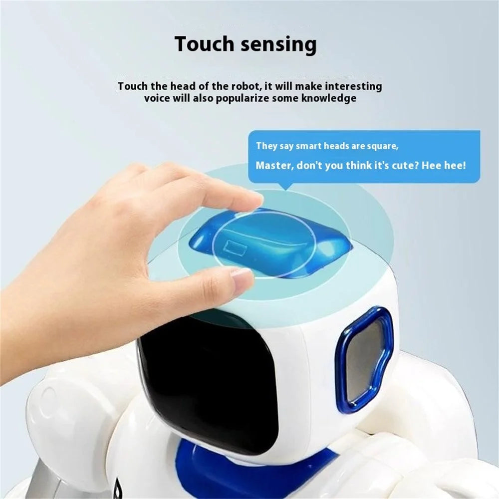 Smart RC Robot Toy Electric Educational Toy with Voice Dancing Dialogue Programming for Children - 7