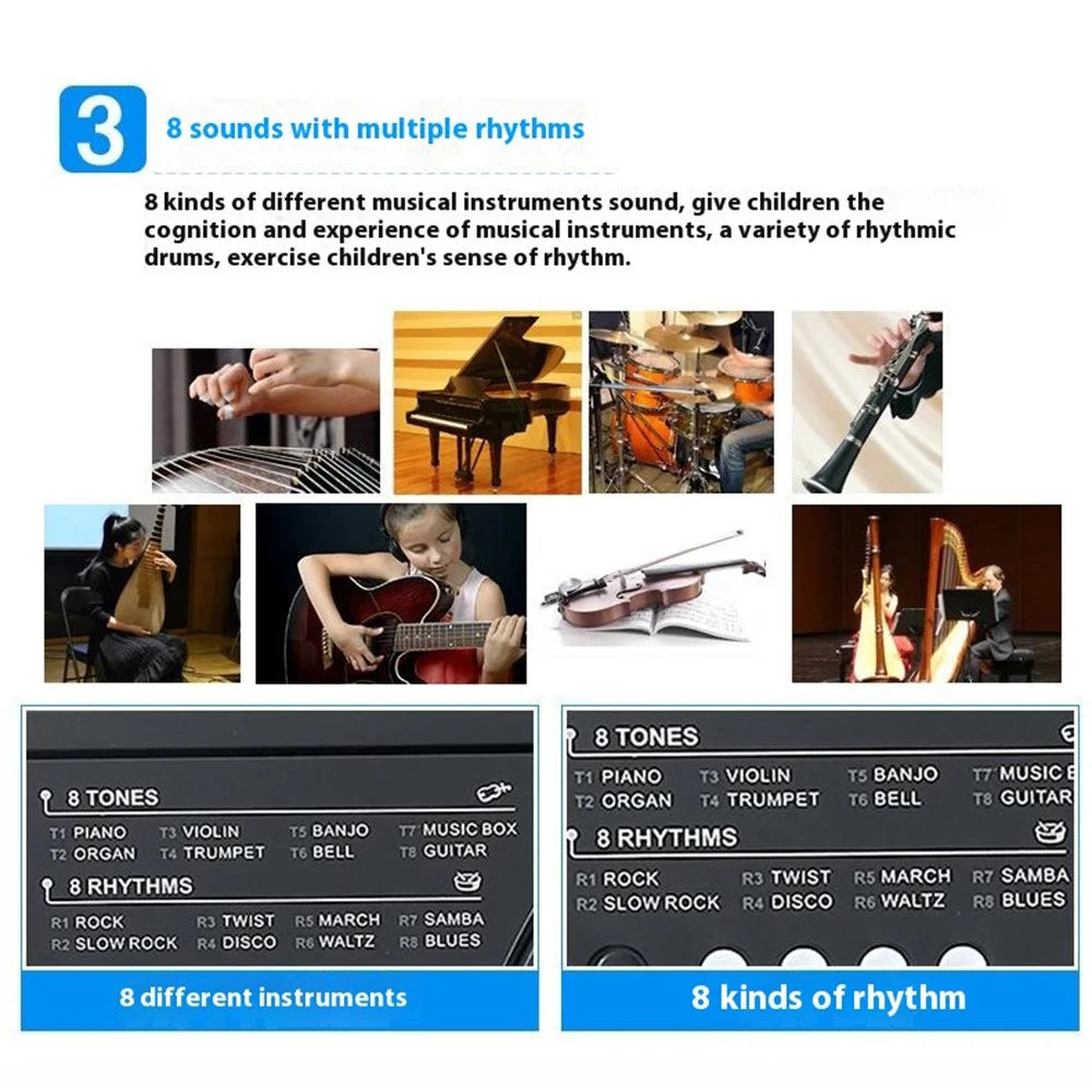 BF-430A2 37-Key Electronic Keyboard Piano for Kids Music Learning Educational Toy - 7