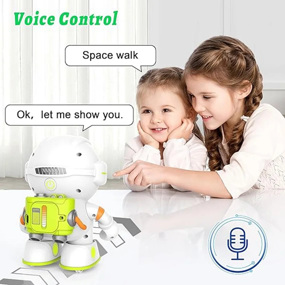 AT100 Smart Robot Toy Interactive Voice Controlled Astronaut Toy with Touch Sensors  /  Recording Function for Kids - 3