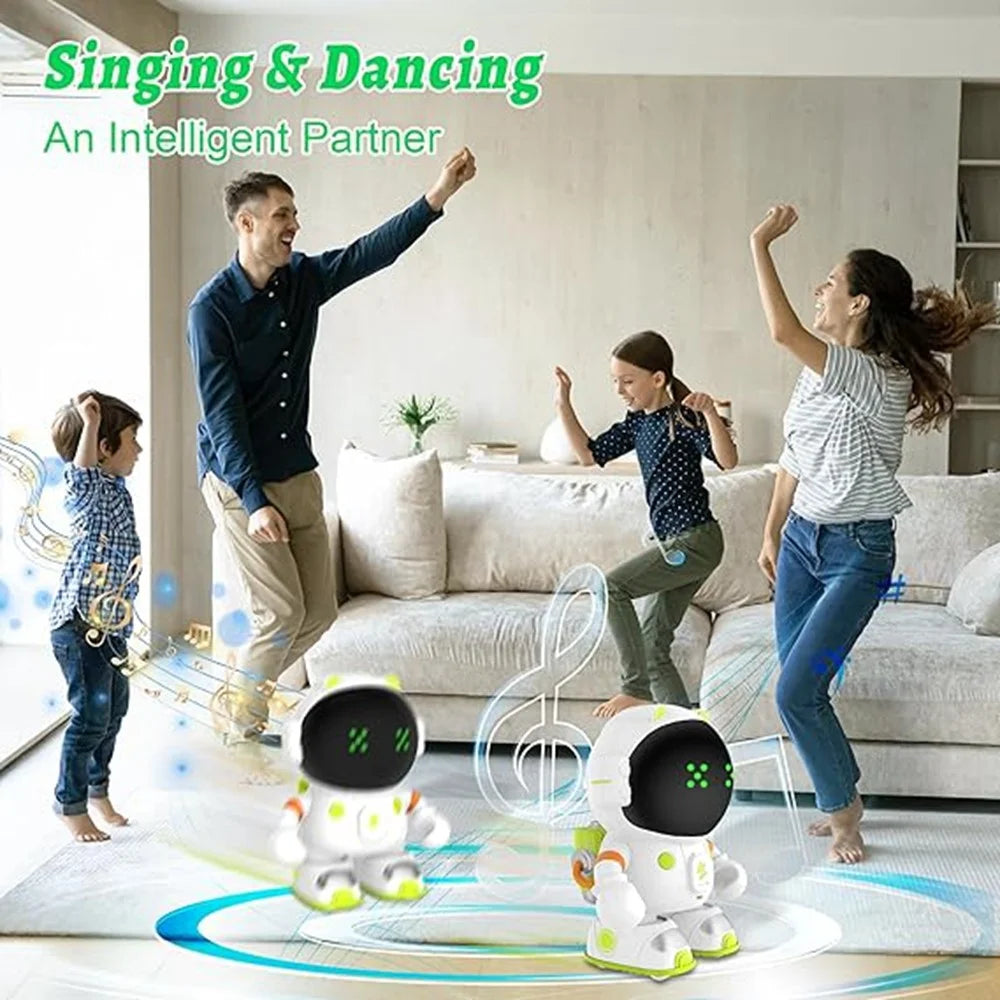 AT100 Smart Robot Toy Interactive Voice Controlled Astronaut Toy with Touch Sensors  /  Recording Function for Kids - 4
