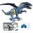 Y333-87 Electric Dinosaur Toy Walking Misting Dragon Model with Sound  /  Light Function for Kids - Blue - 1