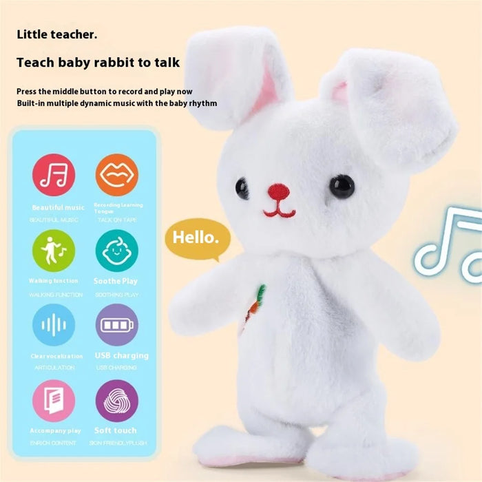 25cm Smart Interactive Plush Doll Toy with Singing Dancing Talking Recording Walking Early Educational Toy - Dog - 4