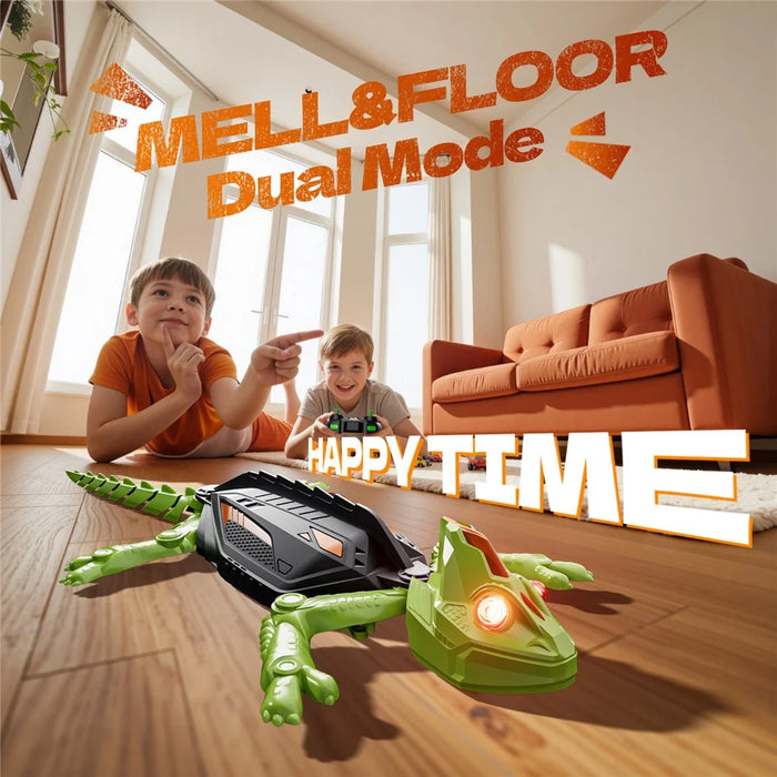 Wall Climbing Lizard Floor Wall Crawler Remote Control Electric RC Toy Kids Gift - Lizard - 5