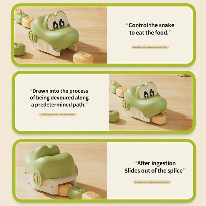 QC-2020Y Electric Remote Control Snake Game USB Rechargeable Interactive Toy for Kids - Green - 5