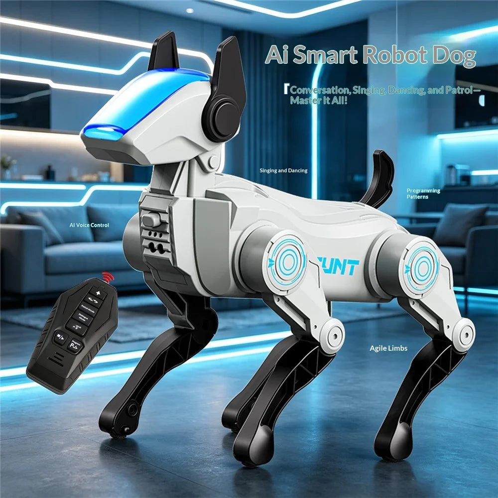 2629-T41A AI Voice Activated Robotic Dog 2.4GHz Remote Control Robot Toy for Kids - 6