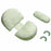 Side Sleeper Pregnancy Pillow U-Shaped Double Wedge Maternity Pillow with Detachable Adjustable Pillow Support for Body, Belly, Back - Green - 1