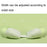 Side Sleeper Pregnancy Pillow U-Shaped Double Wedge Maternity Pillow with Detachable Adjustable Pillow Support for Body, Belly, Back - Green - 4