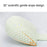Side Sleeper Pregnancy Pillow U-Shaped Double Wedge Maternity Pillow with Detachable Adjustable Pillow Support for Body, Belly, Back - Green - 5