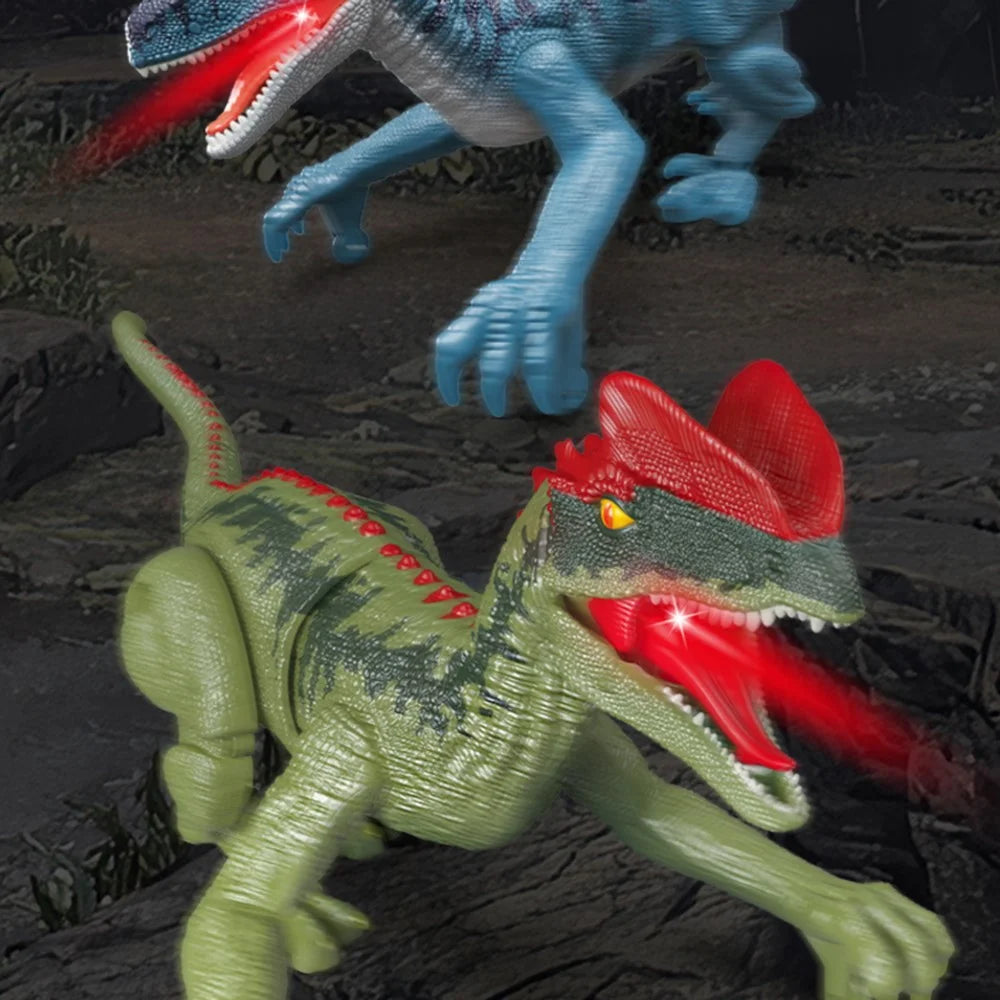 SM020 Children 2.4G Walking Dinosaur Toy with Sound, Light Simulation Mini Electric RC Dinosaur Model Toys - Tyrannosaurus Rex - 4