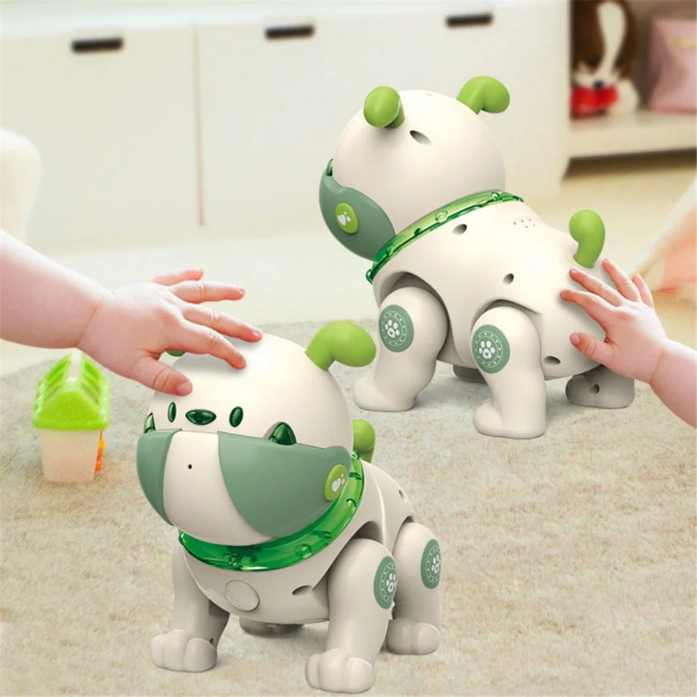 BG1539 Voice Recording Children Educational Robot Dog Touch Sensitive Interactive Toy - Blue - 3