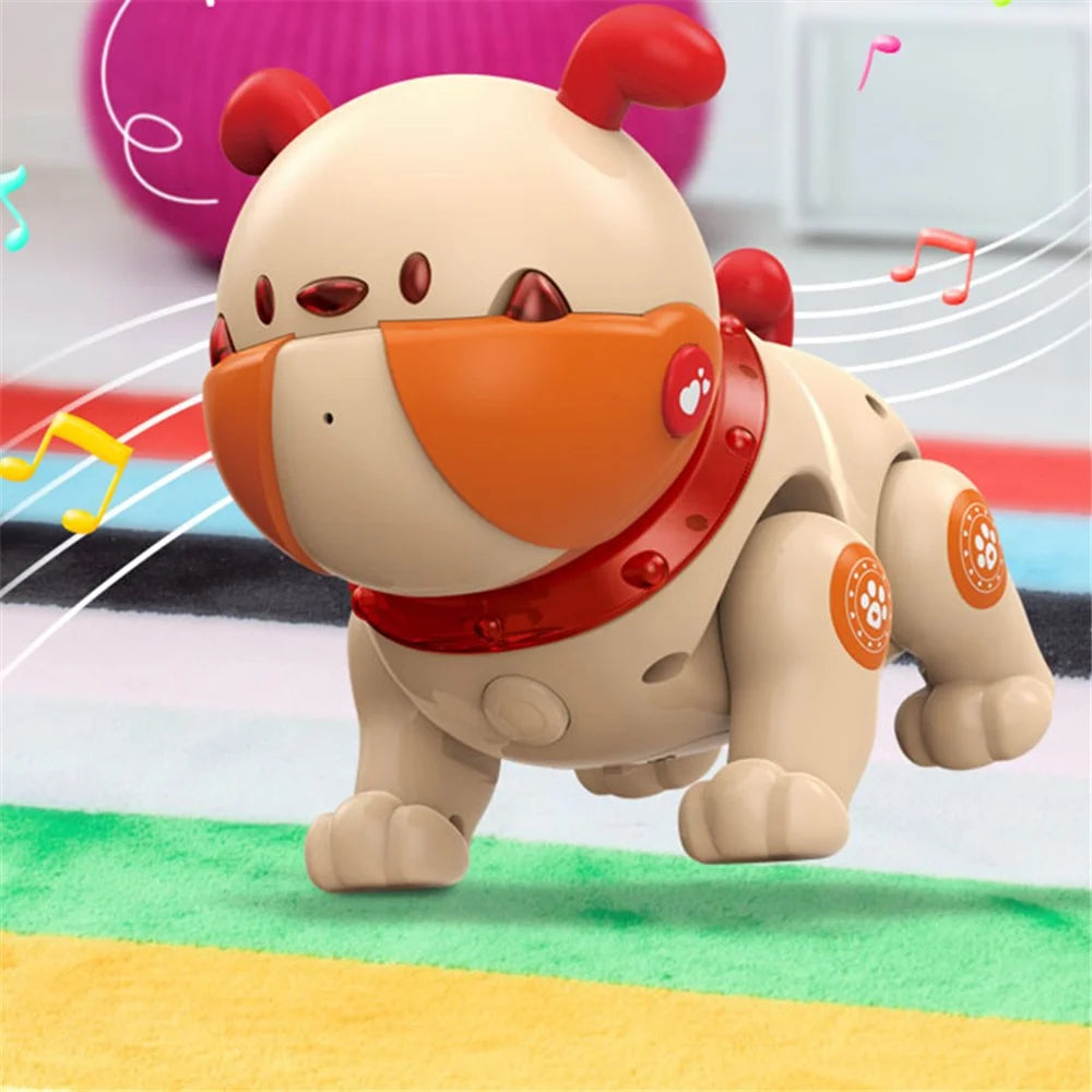 BG1539 Voice Recording Children Educational Robot Dog Touch Sensitive Interactive Toy - Blue - 4