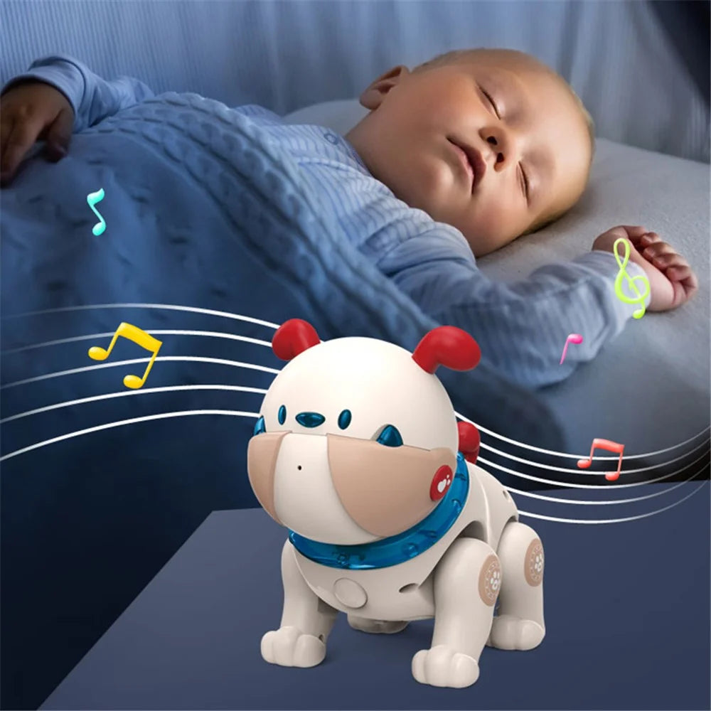 BG1539 Voice Recording Children Educational Robot Dog Touch Sensitive Interactive Toy - Blue - 5