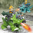 333-76 Kids Electric Toy Dinosaur Realistic Walking Roaring Spraying Light Toddler Toys - Green - 3