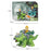333-76 Kids Electric Toy Dinosaur Realistic Walking Roaring Spraying Light Toddler Toys - Green - 7
