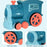 Automatic Laying Domino Blocks Electric Train Children Toy with Light and Sound Effects - Blue - 4