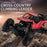 YT6608 2.4GHz RC Climbing Car 2 in 1 Off-road Vehicle 4WD Remote Control Tracked Tank Car High-Speed Car - Red - 2