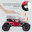 YT6608 2.4GHz RC Climbing Car 2 in 1 Off-road Vehicle 4WD Remote Control Tracked Tank Car High-Speed Car - Red - 4