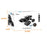 YT6608 2.4GHz RC Climbing Car 2 in 1 Off-road Vehicle 4WD Remote Control Tracked Tank Car High-Speed Car - Red - 7