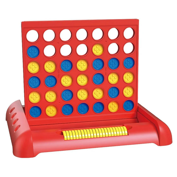 STEM Educational 4 in A Row Connect Four Game Board Toy for Kids / Interactive Parent-Child Tabletop Game - Red - 1