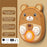 SJL3607  /  SJL3609 Cartoon Animal Music Boxing Machine for Kids Electronic Reaction Rhythm Interactive Toy - Brown - 2