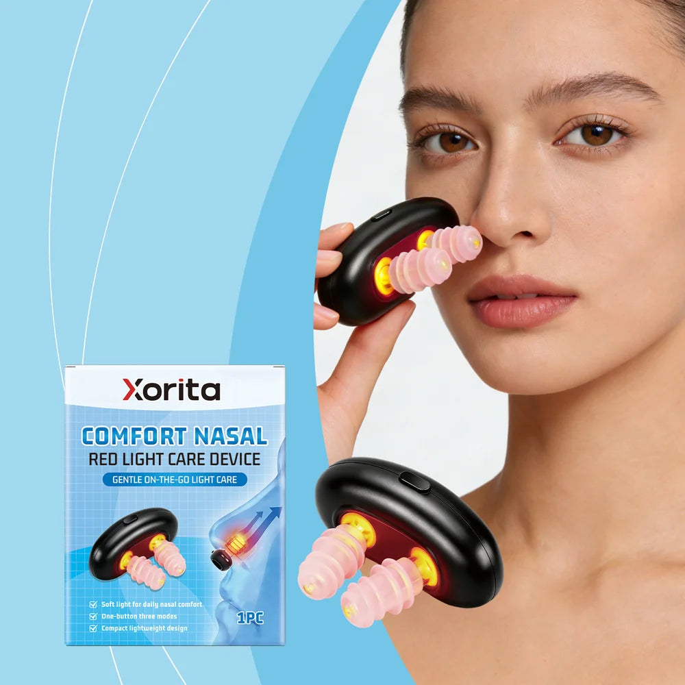 XORITA Portable Nasal Care Device 3 Modes Red Light Therapy Daily Nose Discomfort Relief - 2