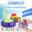CPottery Wheel for Kids DIY Clay Making Kit Arts Craft Toy Children Gift - Dark Purple - 2
