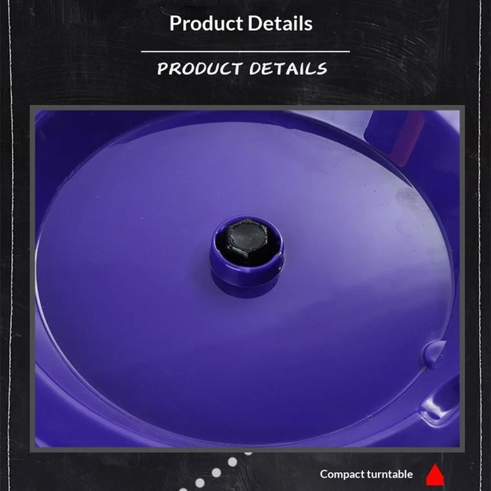 CPottery Wheel for Kids DIY Clay Making Kit Arts Craft Toy Children Gift - Dark Purple - 4