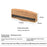 Wood Grain Record Cleaning Brush Carbon Fiber Anti-Static Vinyl Cleaner - Brown - 7