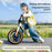WEST BIKING YP1401067 Balance Bike for Kids Adjustable Seat Height No Pedals Children Training Bicycle - Yellow/10 Inch/For Ages 2-3.5 - 2