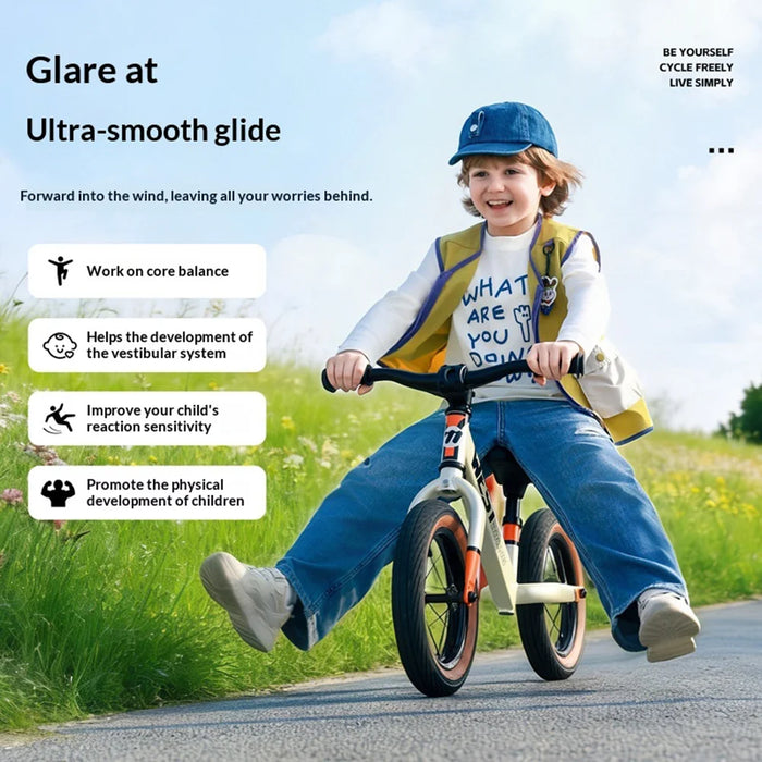WEST BIKING YP1401067 Balance Bike for Kids Adjustable Seat Height No Pedals Children Training Bicycle - Yellow/10 Inch/For Ages 2-3.5 - 3