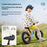WEST BIKING YP1401067 Balance Bike for Kids Adjustable Seat Height No Pedals Children Training Bicycle - Yellow/10 Inch/For Ages 2-3.5 - 4