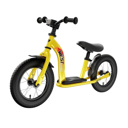 WEST BIKING YP1401068 10/12 Inch Balance Bike for Kids Adjustable Seat Height Children Learning Bicycle - Yellow/12 Inch/For Ages 3-6 - 1
