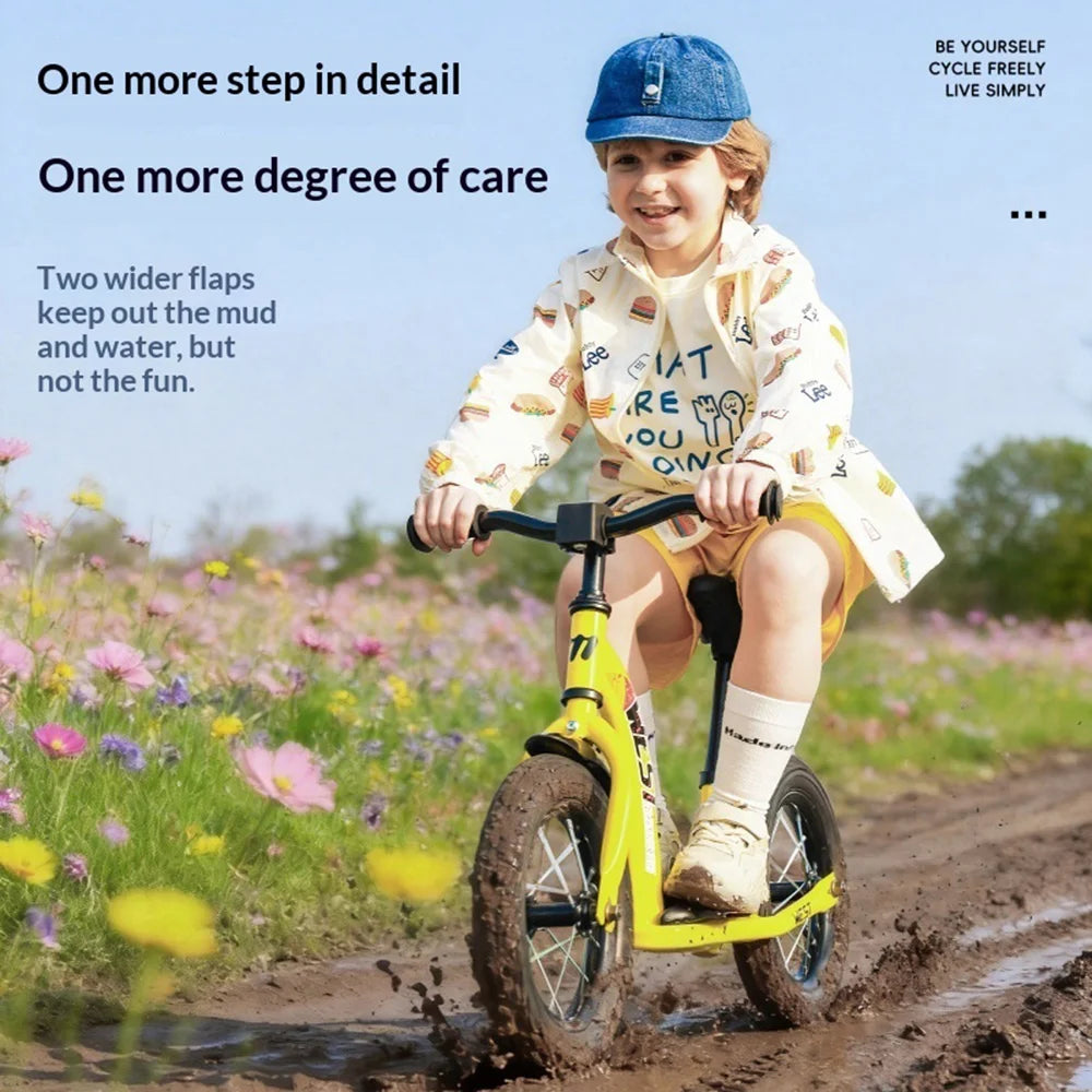 WEST BIKING YP1401068 10/12 Inch Balance Bike for Kids Adjustable Seat Height Children Learning Bicycle - Yellow/12 Inch/For Ages 3-6 - 5