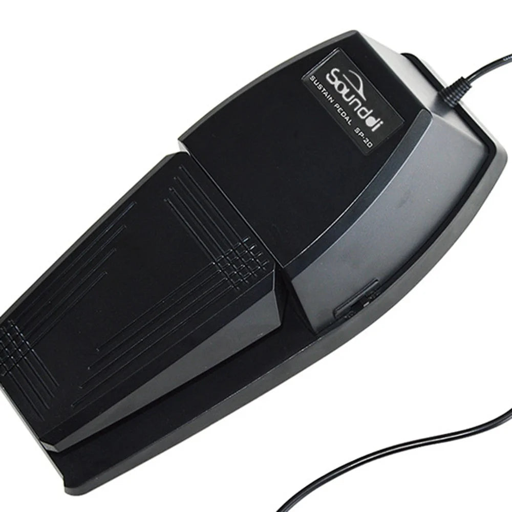 SOUNDDI SP-20 Sustain Pedal Electric Piano Sustain Pedal with 6.5mm Connector Keyboard Musical Instrument Accessories - 4