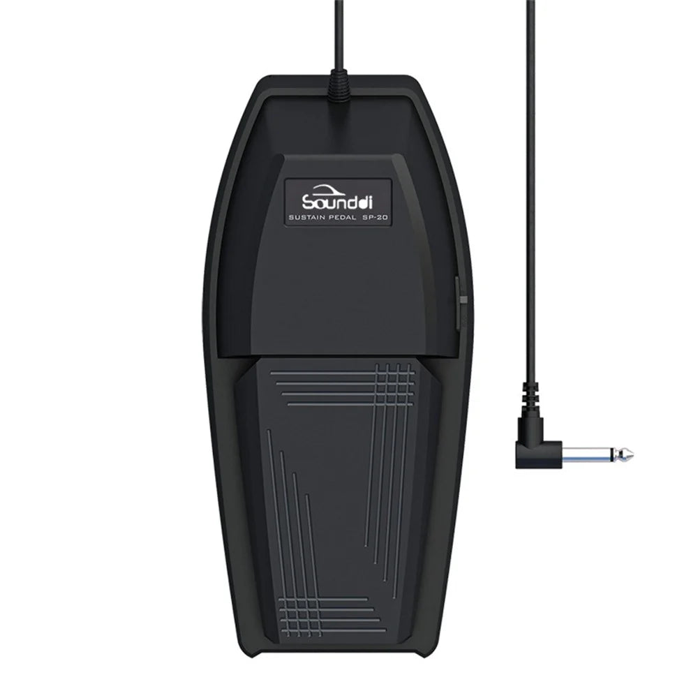 SOUNDDI SP-20 Sustain Pedal Electric Piano Sustain Pedal with 6.5mm Connector Keyboard Musical Instrument Accessories - 7