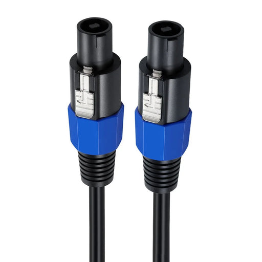 JUNSUNMAY 6FT Speakon Male to Male Cable Audio Amplifier Speaker Wire with Twist Lock - 1
