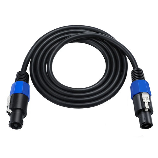 JUNSUNMAY 10FT Male to Male Speakon Cable with Twist Lock, Audio Amplifier Connection Cord - 2
