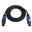 JUNSUNMAY 25FT Speakon Speaker Cable Male to Male Audio Amplifier Cord with Twist Lock - 2