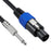 JUNSUNMAY 6FT Speakon Male to 6.35mm Male Speaker Cable Audio Amplifier Cord with Twist Lock - 1