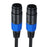 JUNSUNMAY 20cm Speakon Female to Speakon Female Cable Audio Cord for Speakers Subwoofer - 1