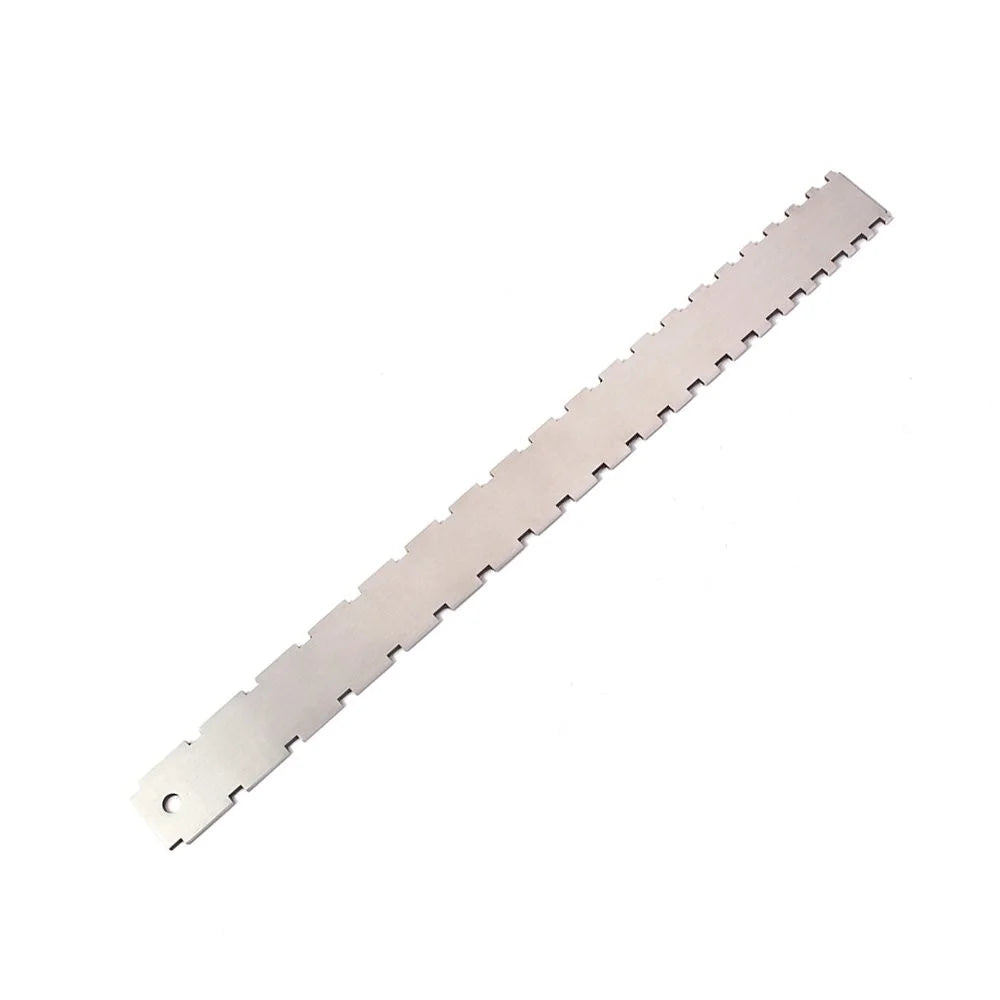 Guitar Neck Ruler Stainless Steel 42cm Luthiers Tool for Electric Guitars Measuring - 3