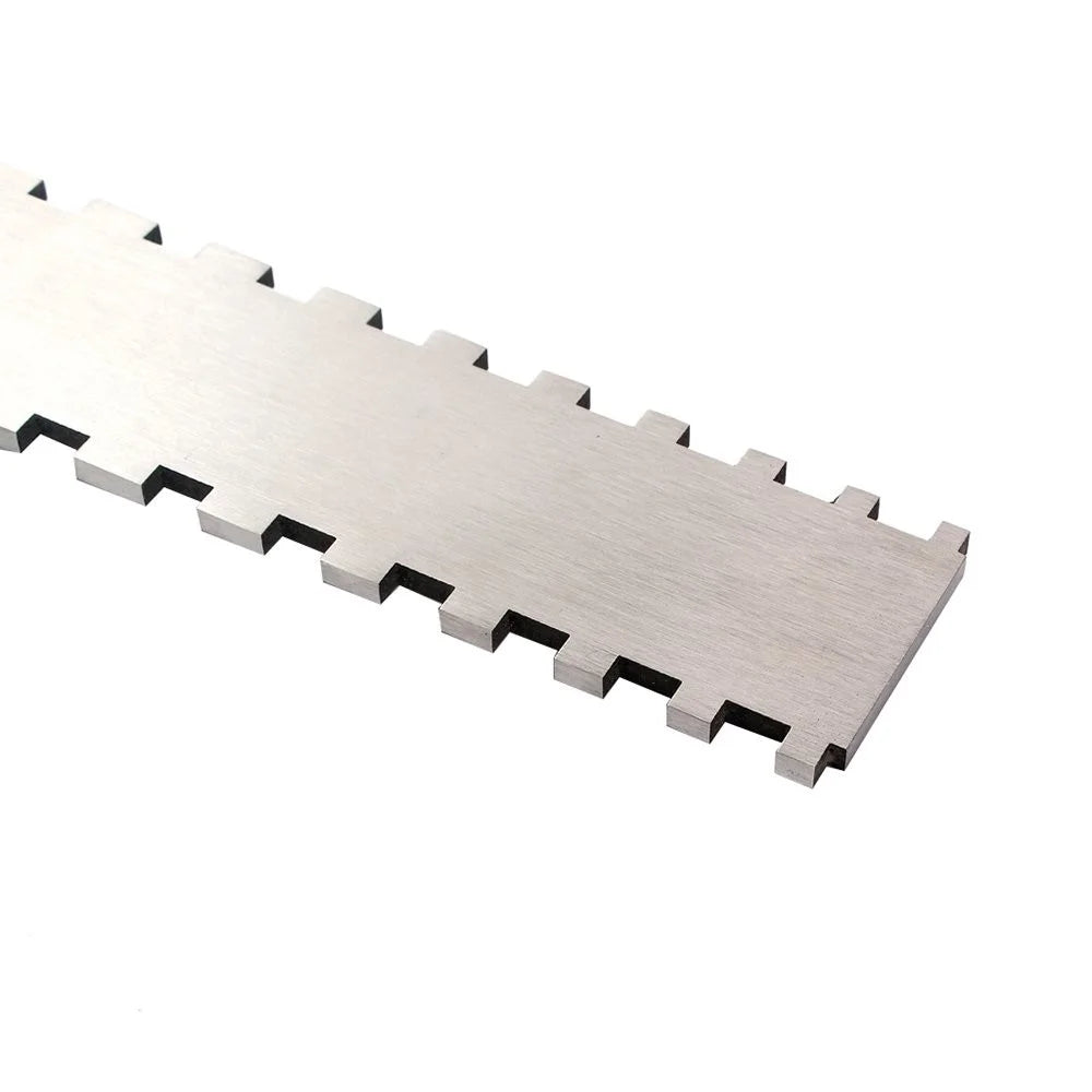 Guitar Neck Ruler Stainless Steel 42cm Luthiers Tool for Electric Guitars Measuring - 4